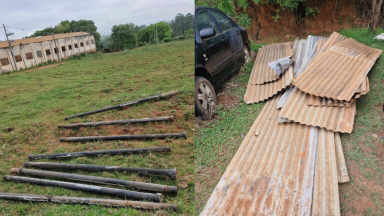 Homem é preso em flagrante por furto em barracão da Prefeitura de Lucélia