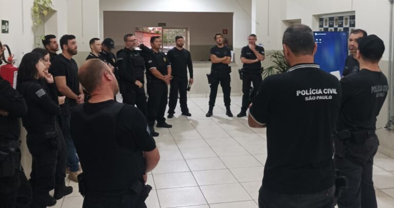 Polícia Civil cumpre mandados e apreende materiais em ação contra tentativa de latrocínio em Osvaldo Cruz