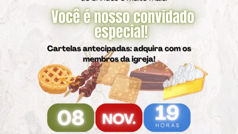 Festa das Variedades da Primeira Igreja Batista ocorre neste sábado em Adamantina