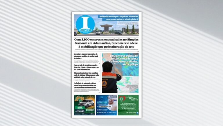 Jornal IMPACTO – edição de 07 de Novembro de 2025