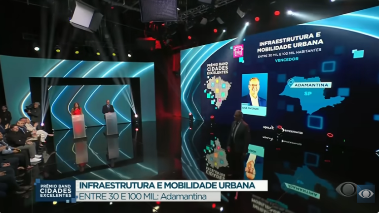 Adamantina é finalista nacional do Prêmio Band Cidades Excelentes