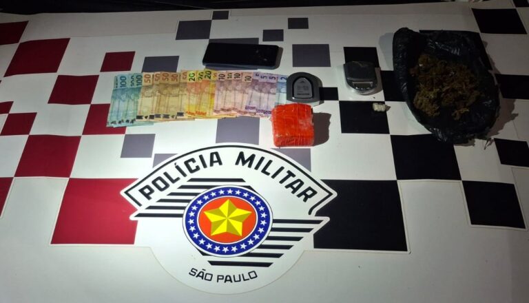 Polícia Militar prende homem por tráfico de drogas em Osvaldo Cruz