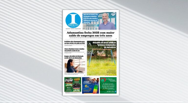 Jornal IMPACTO – edição de 30 de janeiro de 2026