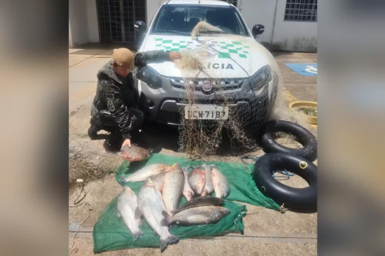 Operação Piracema flagra pesca ilegal no Rio Aguapeí e aplica mais de R$ 3 mil em multas