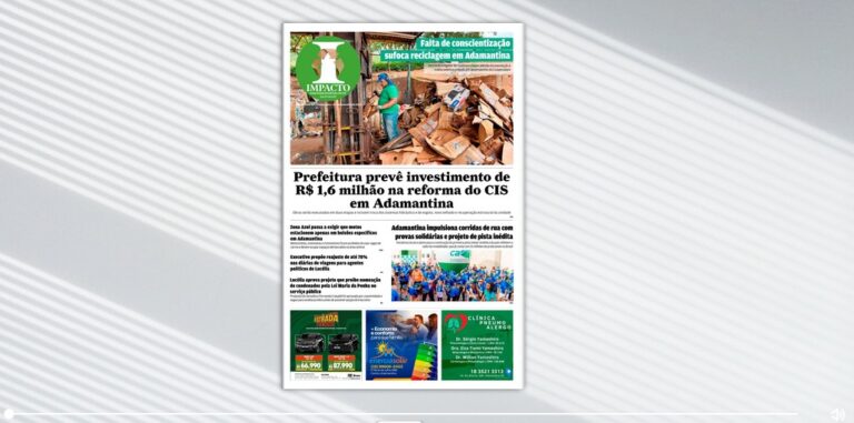 Jornal IMPACTO – edição de 27 de fevereiro de 2026