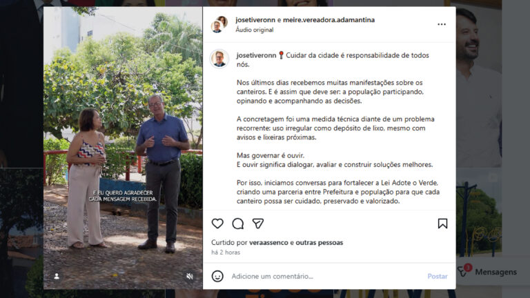 Prefeitura reforça o “Adote o Verde” após críticas à concretagem de canteiros na avenida Adhemar de Barros