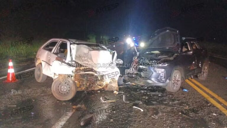 Duas mulheres morrem após colisão frontal na SP-294 em Herculândia