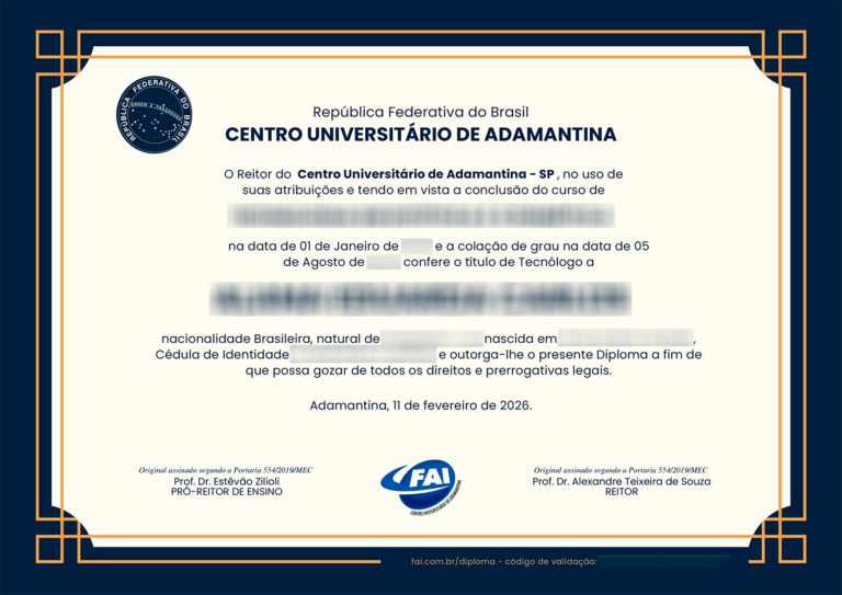 FAI implementa diploma digital e garante mais agilidade, segurança e facilidade aos egressos