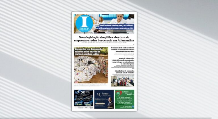 Jornal IMPACTO – edição de 17 de abril de 2026