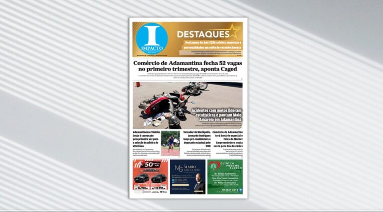 Jornal IMPACTO – edição de 08 de maio de 2026